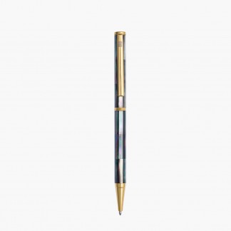 Tahitian Black Pearl Signature Pen-Tatinium Gold plated-INSPIRED